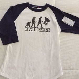 Boys skateboarding theme shirt